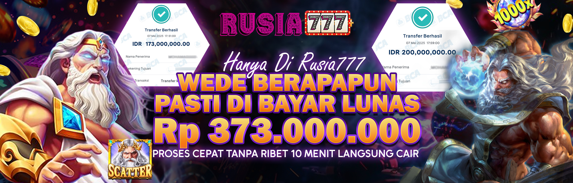 BERHASIL WITHDRAW 373JUTA RUSIA777