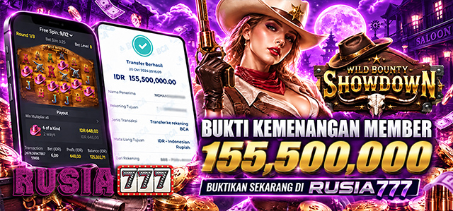 BUKTI KEMENANGAN MEMBER RUSIA777